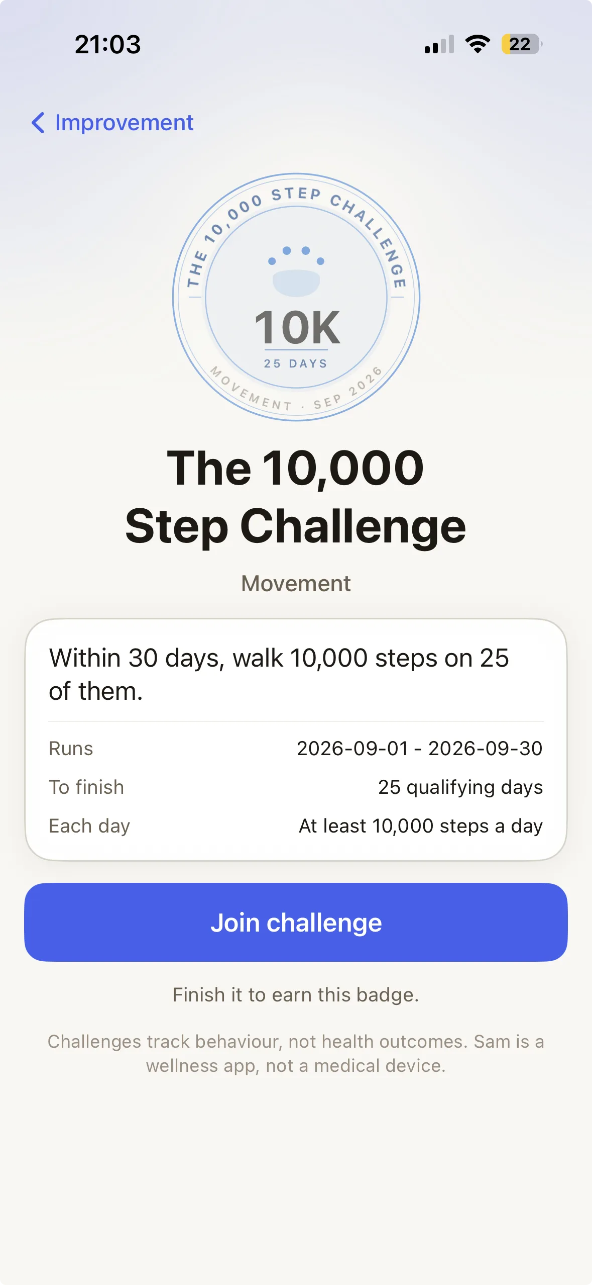 The 10,000 Step Challenge