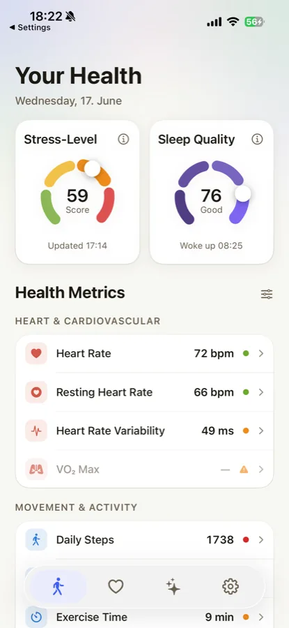 Sam App Screenshot