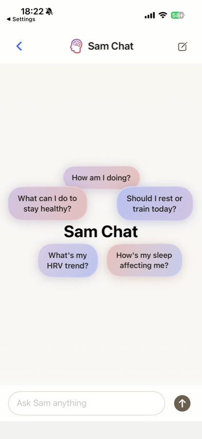 Sam App: Gesundheitsdaten im Überblick bei ME/CFS
